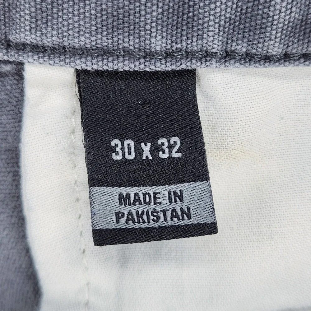 Carhartt Rugged Flex Pants Mens 30x32 Gray Relaxed Fit Canvas Cargo Workwear